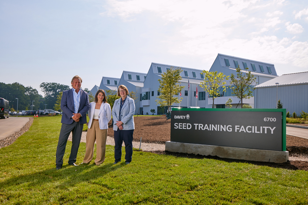 Executives outside SEED Campus