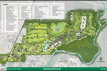 Rendered map of the SEED campus