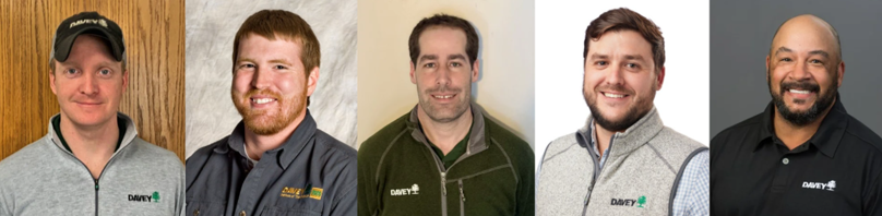 A collage of five businessmen's headshots