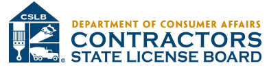 CA CSLB Contractor