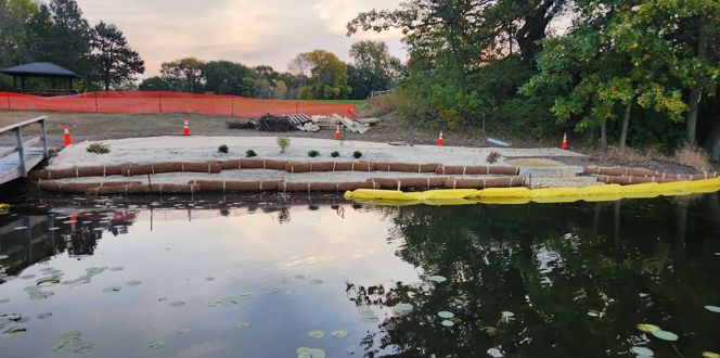 Lost Lake Biologs Installed Joe Hansen