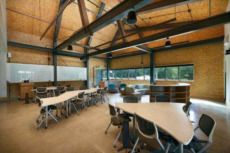 Alternative classroom space at the SEED Campus