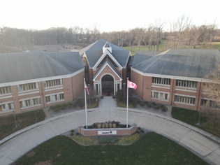 Exterior of the Davey Tree headquarters in Kent ohio
