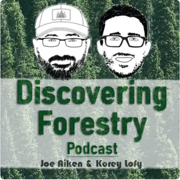 cover art of the discovering forestry podcast