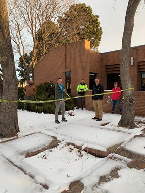 ribbon cutting at new Denver office