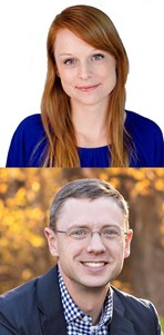 Christie Blevins and Ben Rosner portraits