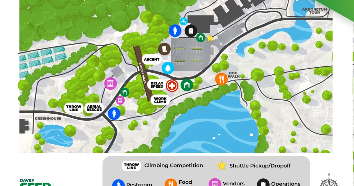 Usatc Center Map Be Prepared for NATCC with Event Maps and Parking Information | Davey Tree