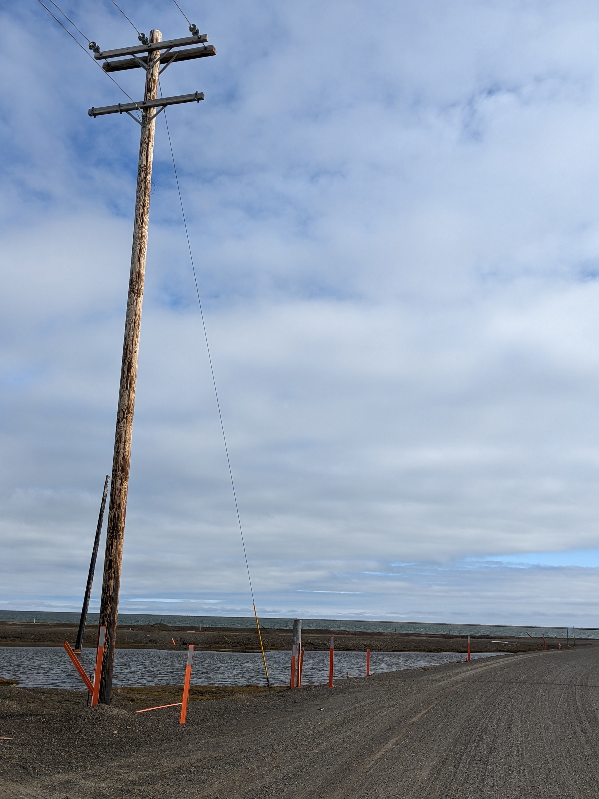Northern Most Utility Pole In The United States Possibly All Of North America