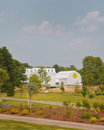 Davey Tree SEED Campus building with arboretum