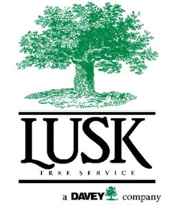 Logo of Lusk Tree Service, a Davey company.